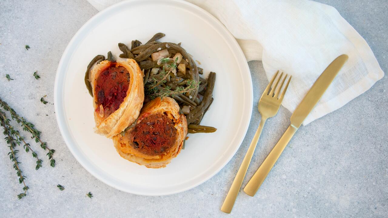 Beet Wellington - Das pflanzliche Filet im Teig