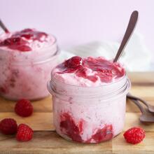 himbeer-mousse