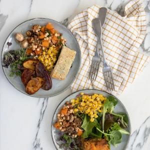 Salate & heiße Gerichte