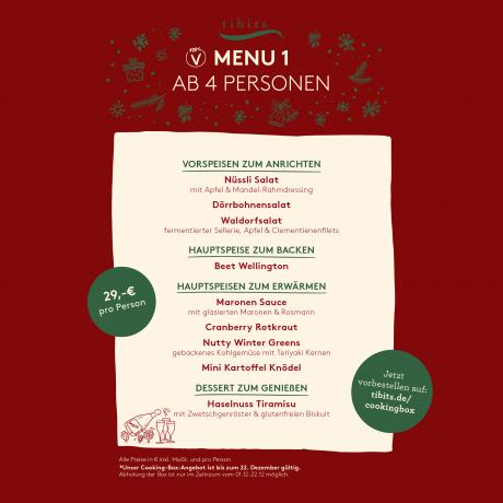 Menu 1 – ab 4 Personen